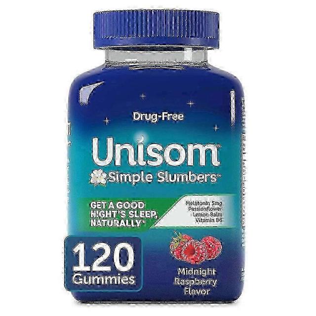 Unisom Simple Slumbers Gummies, Framboesa Meia-Noite, 120 Ea on Productcaster.