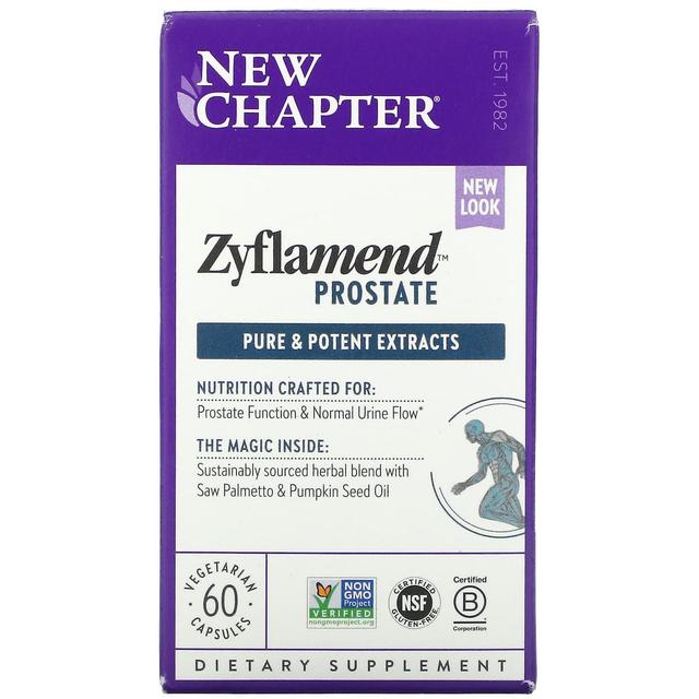 New Chapter, Zyflamend Prostate, 60 Vegetarian Capsules on Productcaster.