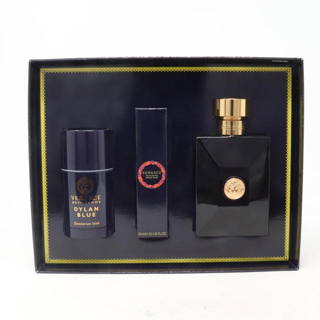 Versace Dylan Blue Pour Homme Eau De Toilette 3-Pcs Set / New With Box on Productcaster.