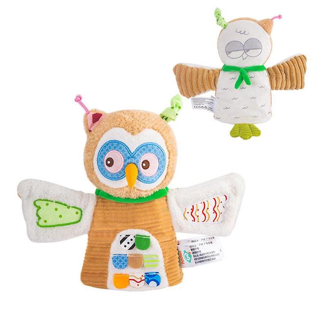 Cute Hand Puppet Educational Plushed Doll Tear Resistance Doll For Children OWL on Productcaster.