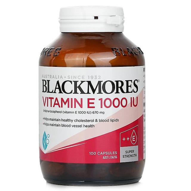 Blackmores Blackmores - Vitamina E 1000iu 100 Capsule (Importazione parallela) - 100 Capsule on Productcaster.