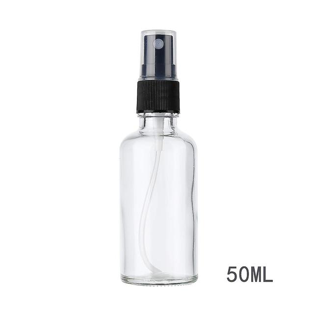 Aihogard 100/50/30ml Refillable Portable Essential Oil Liquid Sprayer Empty Atomizer Makeup Spray Bottle Perfume Glass Atomizer 50ML Clear on Productcaster.