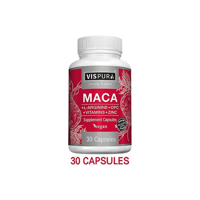 Vorallme Maca Root Capsules, Vitamins B6 + B12, L-arginine, Helps Fight Fatigue, Enhance Performance & Boost Immune System, Unisex 30 capsules on Productcaster.