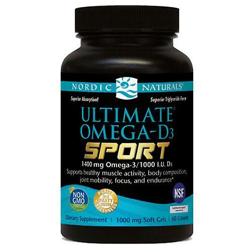 Nordic Naturals Ultimate Omega-D3 Sport, 60 softgelov (balenie po 6) on Productcaster.