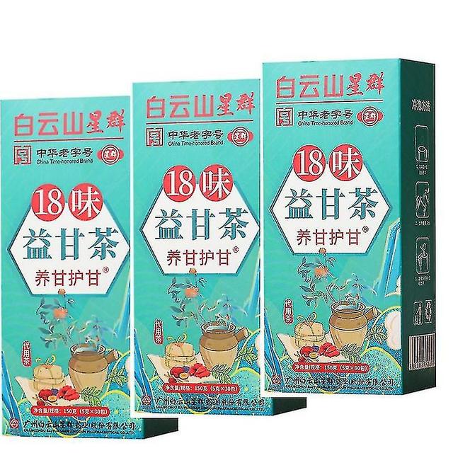 3box 18 Sabores Cuidado del hígado Té diario Hígado Té nutritivo 30 Pack Salud Conservante Hk on Productcaster.