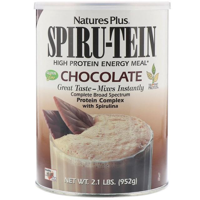 Nature's Plus, Spiru-Tein, High Protein Energy Meal, Chocolate, 2.1 lbs. (952 g) on Productcaster.