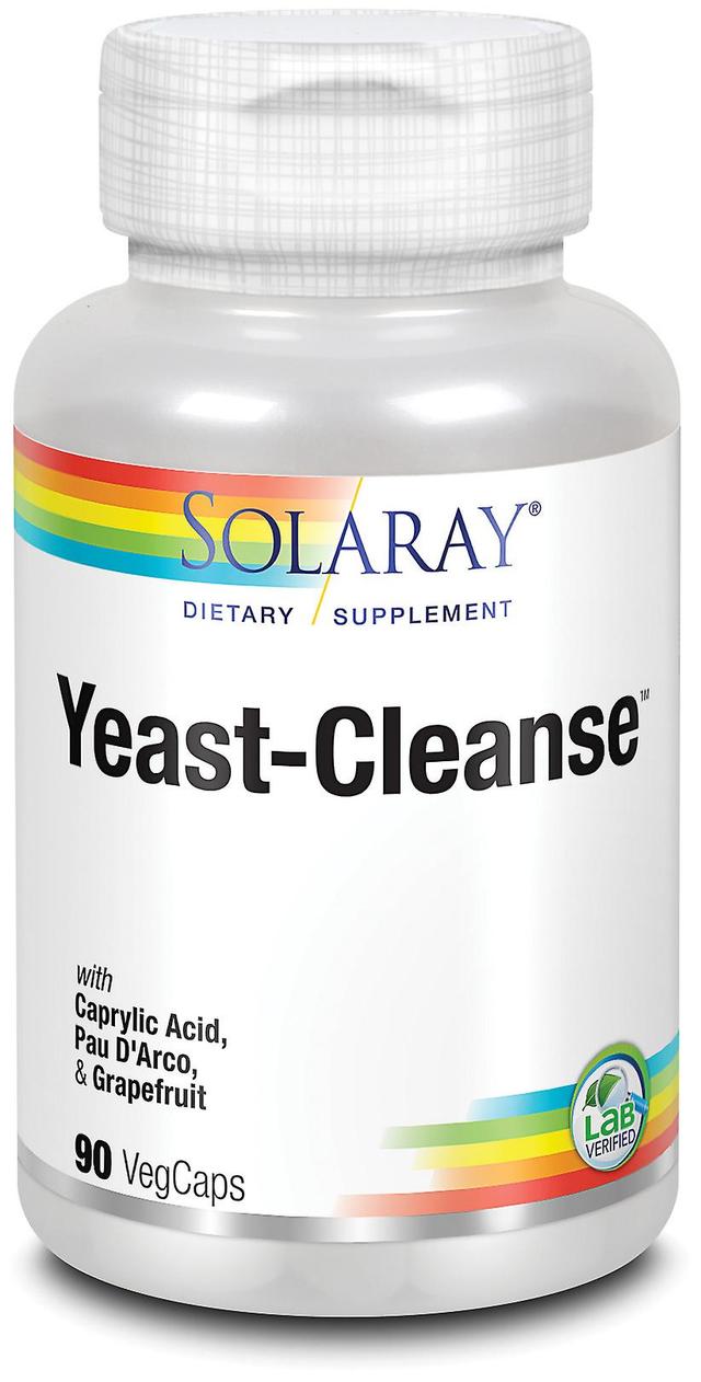 Solaray Yeast Cleanse 90 Capsules on Productcaster.