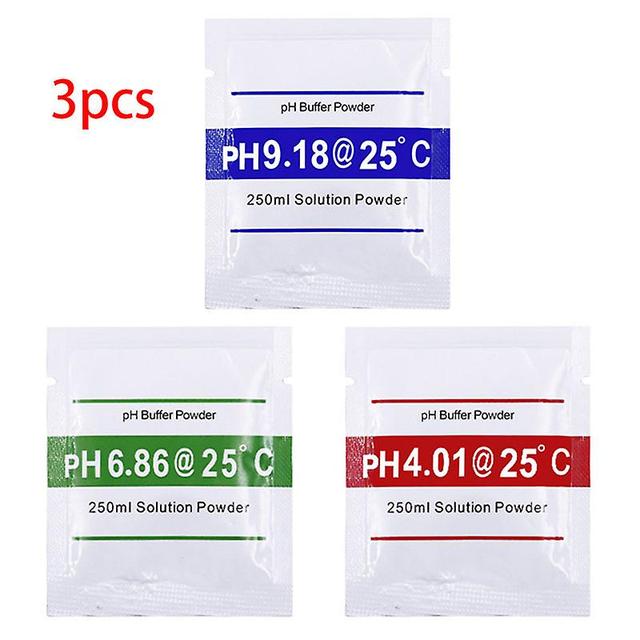 Beculerty 3pcs 6pcs Ph Meter Pen Of Tester Accuracy Ph Correction Powder Ph4.01 Ph6.86 Ph9.18 Buffer Powder on Productcaster.