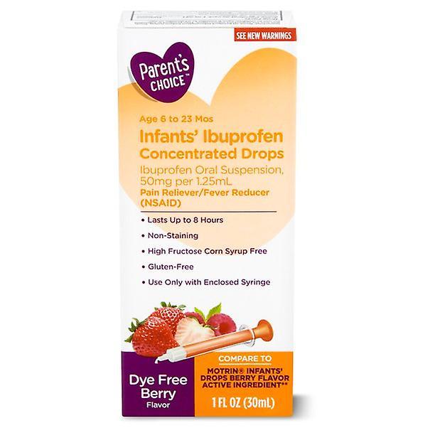 Parent's choice infant's ibuprofen berry flavor concentrated drops, age 6 to 23 mos, 1 fl oz on Productcaster.