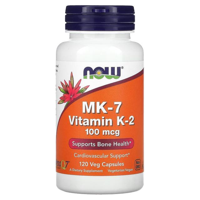 NOW Foods, MK-7 Vitamin K-2, 100 mcg, 120 vegetarische Kapseln on Productcaster.