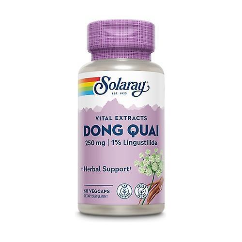 Solaray Dong Quai 60 vegetable capsules of 250mg on Productcaster.