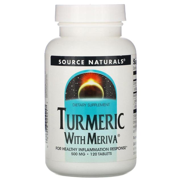 Source Naturals Fonte Naturals, Cúrcuma com Meriva, 500 mg, 120 Comprimidos on Productcaster.