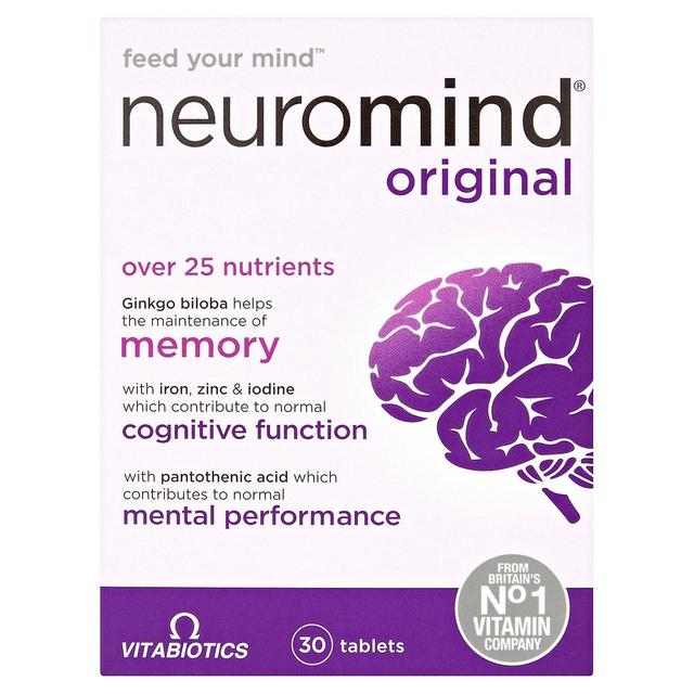 Vitabiotics Vitabiootit Neuromind, 30 tablettia on Productcaster.