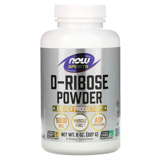 NOW Foods NU Fødevarer, Sport, D-Ribose Pulver, 5,000 mg , 8 oz (227 g) on Productcaster.