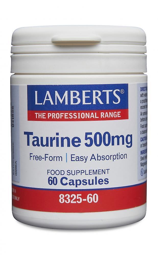 Lamberts taurine 500mg 60's on Productcaster.