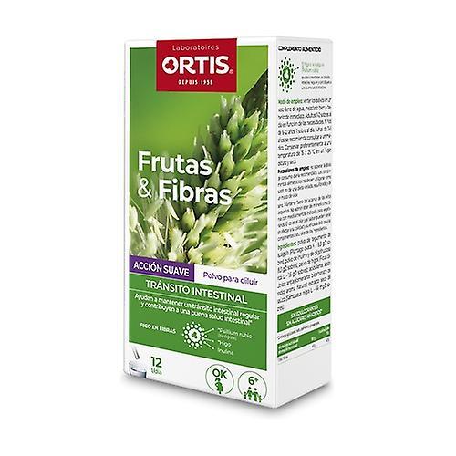 Ortis Fruits and Fibers Gentle Action 12 packets of 10g on Productcaster.