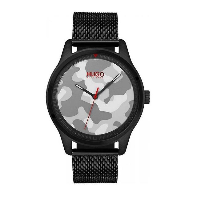 Montre Hugo 1530052 - Montre Maille Milanaise Noir Homme on Productcaster.