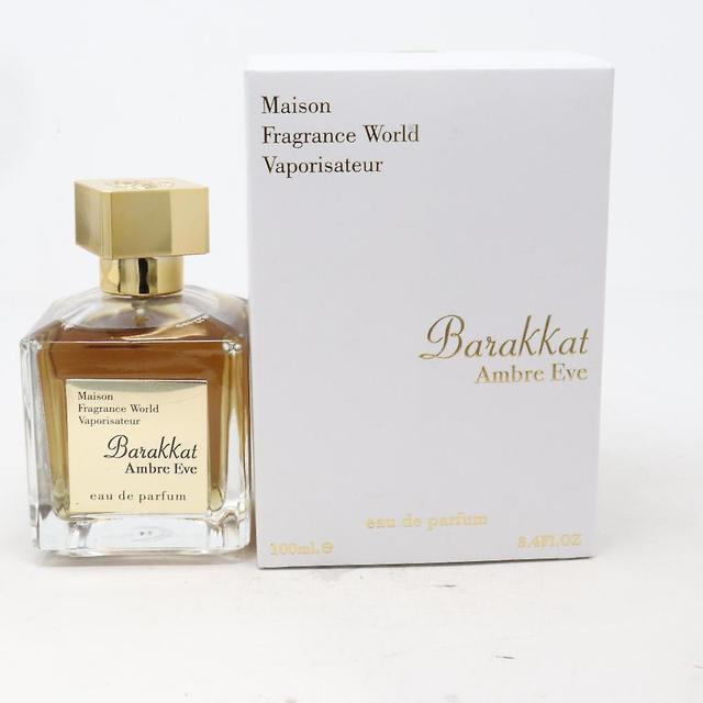 Barakkat Ambre Eve von Fragrance World Eau de Parfum 3.4oz Spray Neu mit Box on Productcaster.