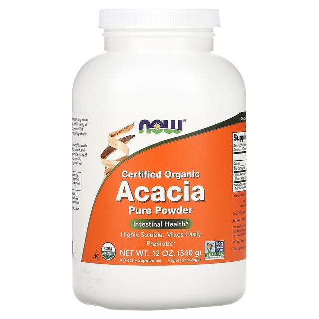 NOW Foods NOW Alimentos, Acácia Orgânica Pure Powder, 12 oz (340 g) on Productcaster.