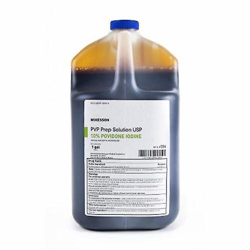 McKesson Prep Oplossing 1 gal. Kan 10% sterkte povidon-jodium, telling van 1 (verpakking van 1) on Productcaster.