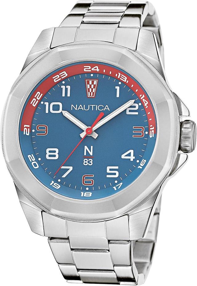 Nautica Men's Watch NAPTBS206 Silver and Blue on Productcaster.