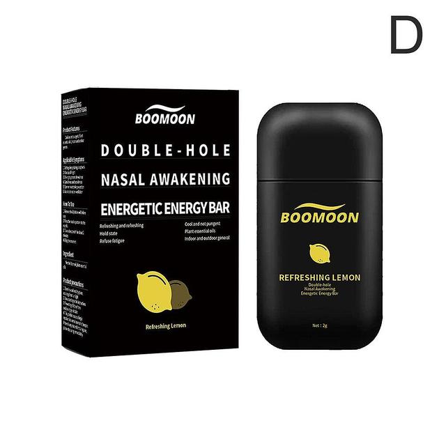 Nenäinhalaattorit Öljyt Double Hole Energy Oil Energy Bar Driving Refreshing Sobe Sitruuna on Productcaster.