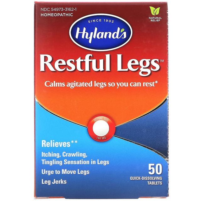 Hyland's, Gambe riposanti, 50 compresse di dissoluzione rapida on Productcaster.