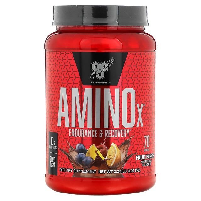 BSN, AminoX, Endurance & Recovery, Fruit Punch, 2.24 lb (1.02 kg) on Productcaster.