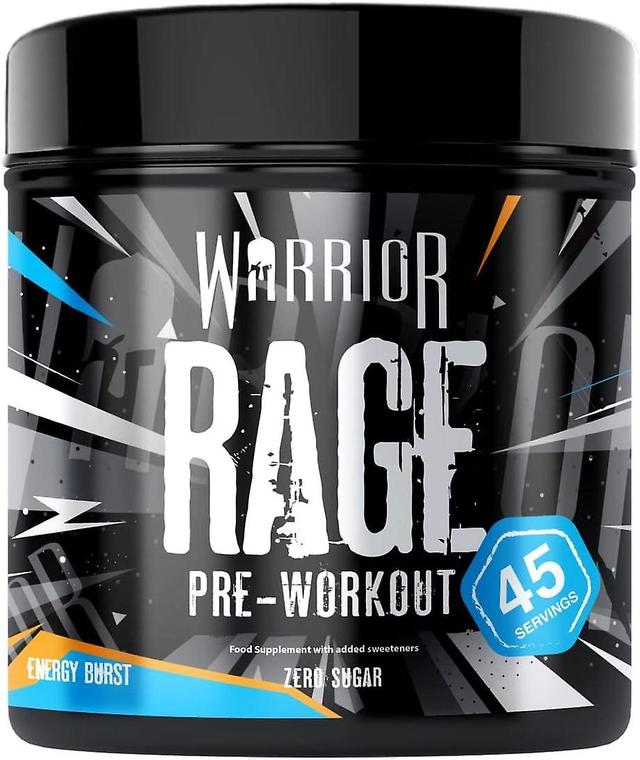 Warrior Rage Protein Shake Muskelopbygning Pre Workout Pulver Energi Burst 392g on Productcaster.