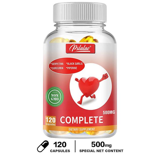 Vorallme Cardioprotector enthält Serpentin-Knoblauch-Curcumin-Piperin-Extrakt senkt den Blutzucker Antioxidans Natürliche Ergänzung 120 Capsules on Productcaster.