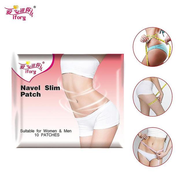 Ifory Fast Lose Weight Slim Patch 40 Pieces/4 Bags Effective Navel Stick Body Shaper Fat Burner Slimming Cream Safe Hk on Productcaster.