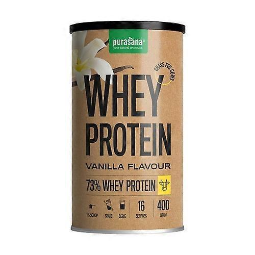 Purasana Whey protein 73% vanilla 400 g of powder (Vanilla) on Productcaster.