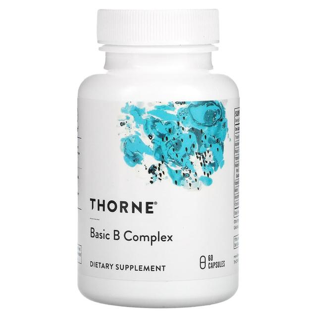 Thorne Research, Basic B Complex, 60 Capsules on Productcaster.