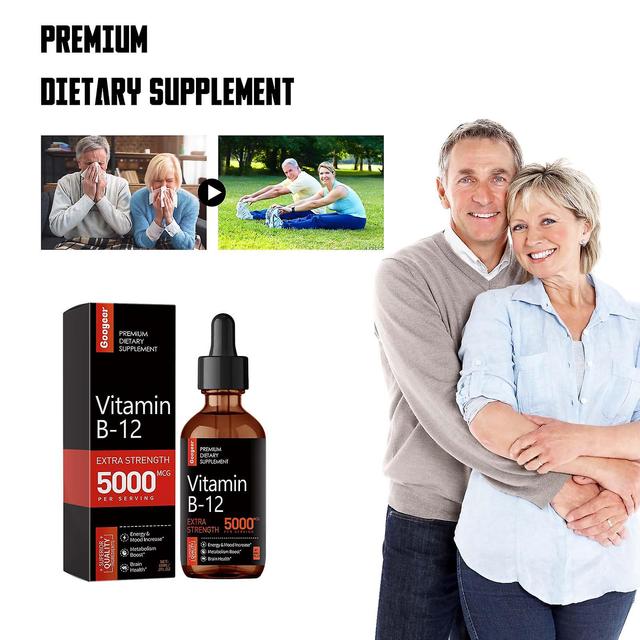 Elewelt Gezondheidssupplement Vitamine B 12 Druppels, Vitamine B12 Vloeibare Druppels, Stemming & Energie Booster, Metabolisme & Gezondheidsonderst... on Productcaster.