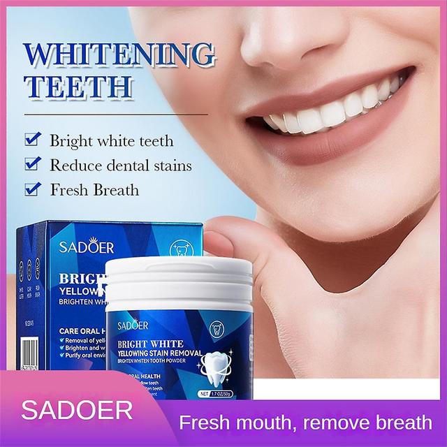 Tooth cleaning powder for oral cavity bright white teeth mild and non-irritating oral care products 50g 3pcs on Productcaster.