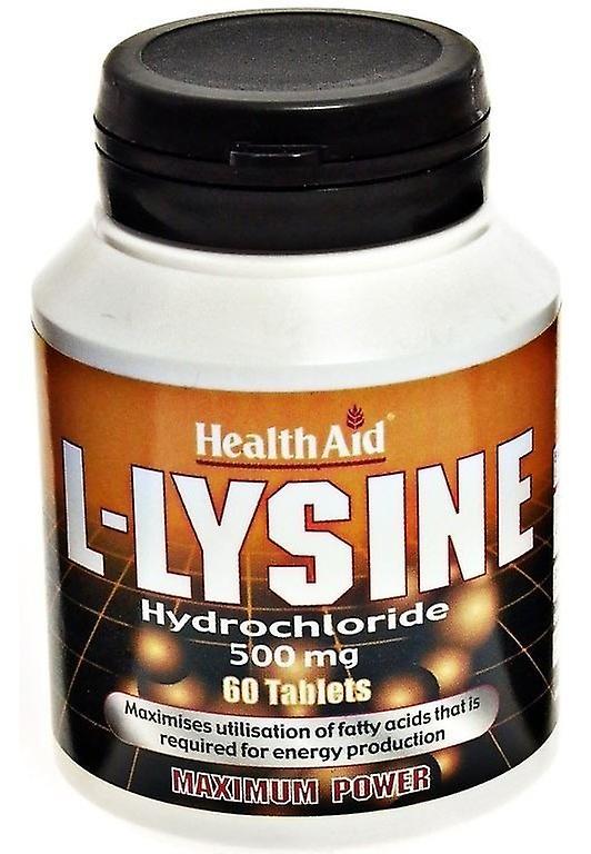 Health Aid Helsehjelp L Lysine 500 mg 60 Comp on Productcaster.