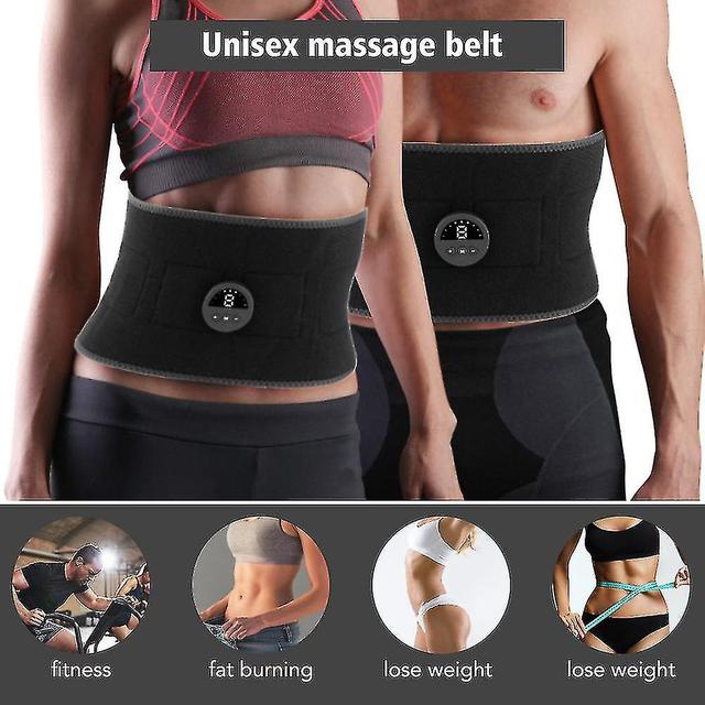 Ems Stimulator Massa Abs Abdol Er Belt Massar Unisex Sha Fitness on Productcaster.