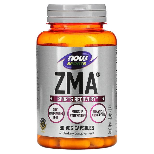 NOW Foods, Sports, ZMA, Sports Recovery, 90 Veg Capsules on Productcaster.