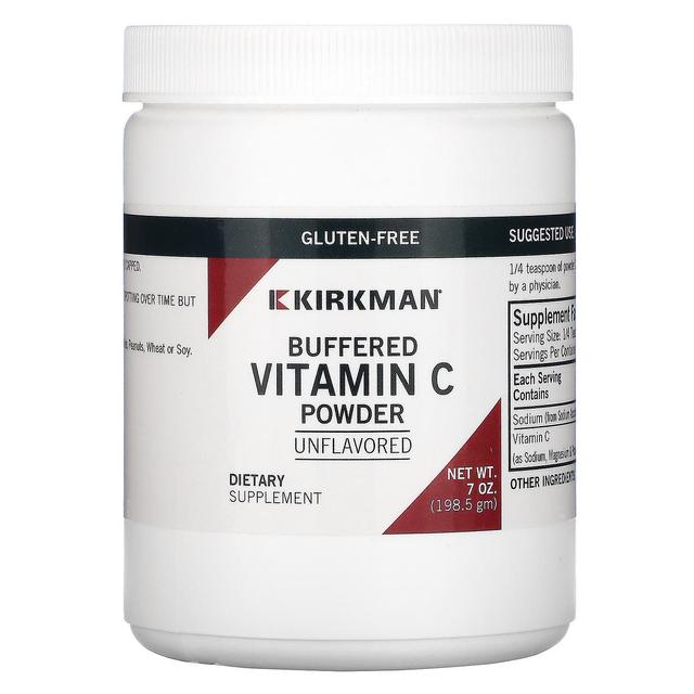 Kirkman Labs, Buffered Vitamin C Powder, Unflavored, 7 oz (198.5 g) on Productcaster.