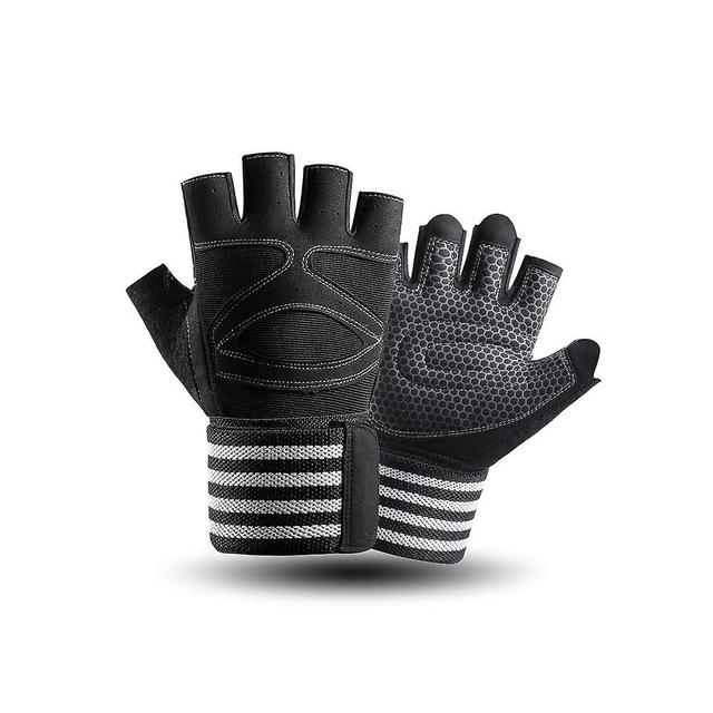 Dewenwils Dww-une Paire De Gants De Fitness Blancs L Respirants Pour Hommes Et Femmes. Protection Complte De La Paume Pour L'haltrophilie, L'entran... on Productcaster.