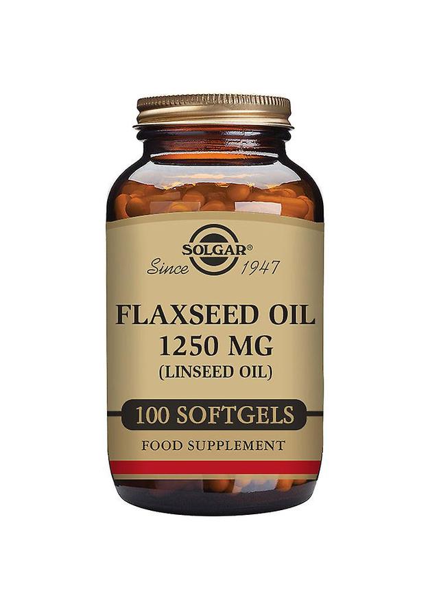 Solgar flaxseed oil 1250mg 100's on Productcaster.