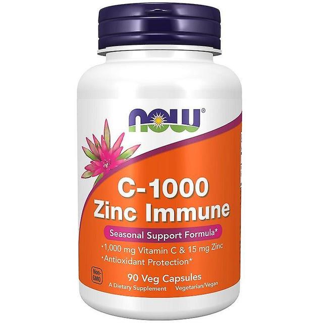 NOW Foods C-1000 Zinc Immune Capsules 90 on Productcaster.