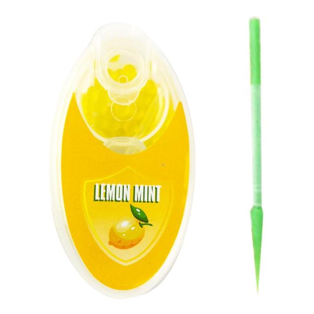 Lemon Mint Capsules For Cigarettes Explosion Beads Ball Capsule Cigarette Capsules Includes 100pcs Burst Beads on Productcaster.