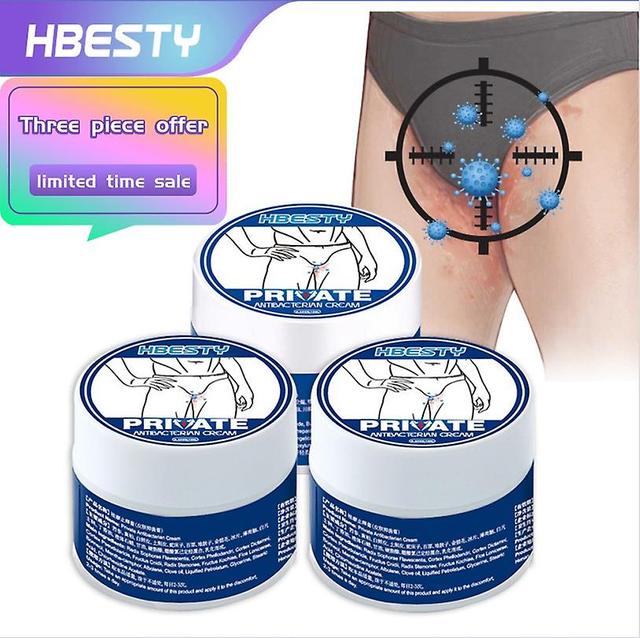 Hbesty Men's Vaginal Itching Health Cream, Mugwort Plant Formula Thigh Root Private Care Cream 3PCS on Productcaster.