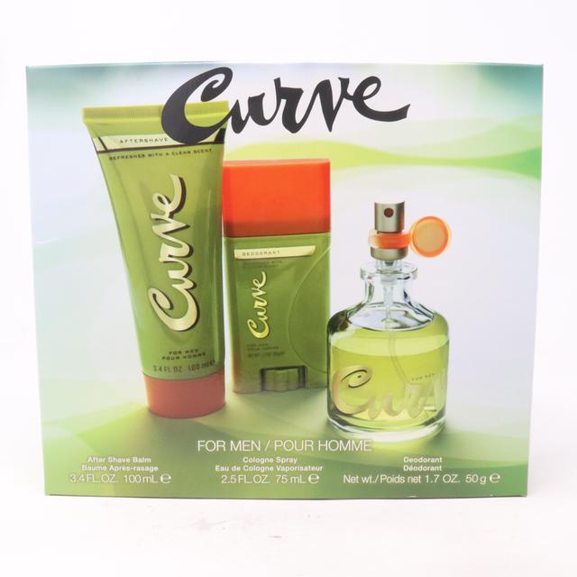 Liz Curve Curve For Men Cologne 3-Pcs Set / New With Box on Productcaster.