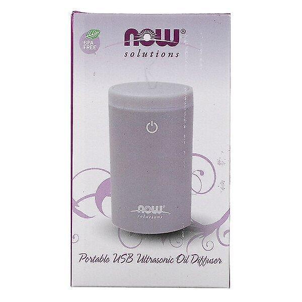 NOW Foods Agora Alimentos, Soluções, Difusor de Óleo Ultrassônico USB Portátil, 1 Difusor on Productcaster.