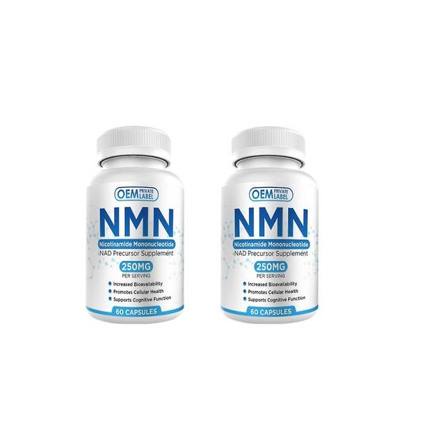 2Pcs NAD+ Capsules 250mg | Maximum Strength | Boost NAD+ Levels | Supports Anti-Aging & Mental Performance on Productcaster.