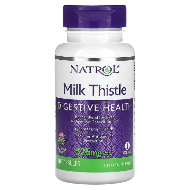 Natrol, Milk Thistle, 262.5 mg, 60 Capsules on Productcaster.