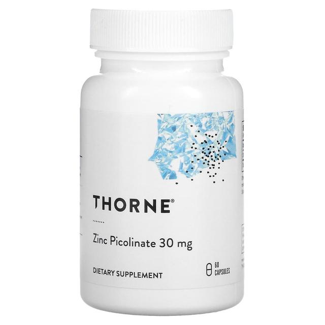 Thorne Research, Zink Picolinate, 30 mg, 60 kapsler on Productcaster.