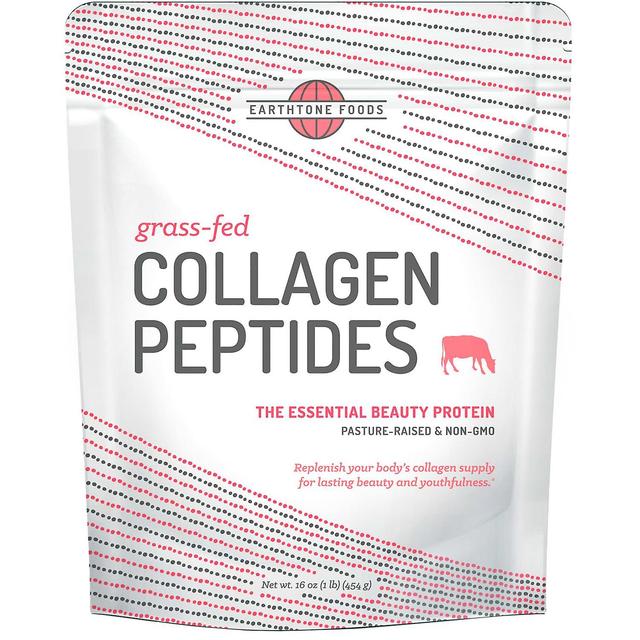 Earthtone Foods, Grass-Fed Collagen Peptides, Unflavored, 16 oz (454 g) on Productcaster.